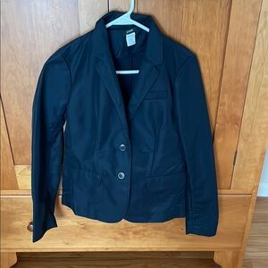 Vintage J Crew Navy Nylon Blazer